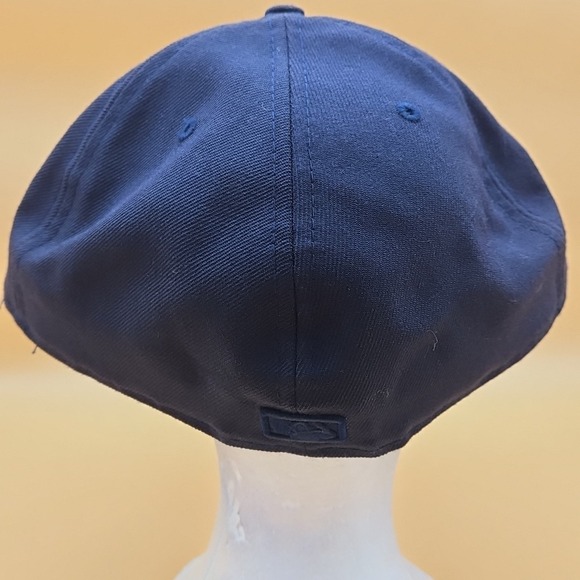 Florida Marlins Hat Cap New Era Fitted Size 8 All Black MLB Baseball 59Fifty - Picture 6 of 9